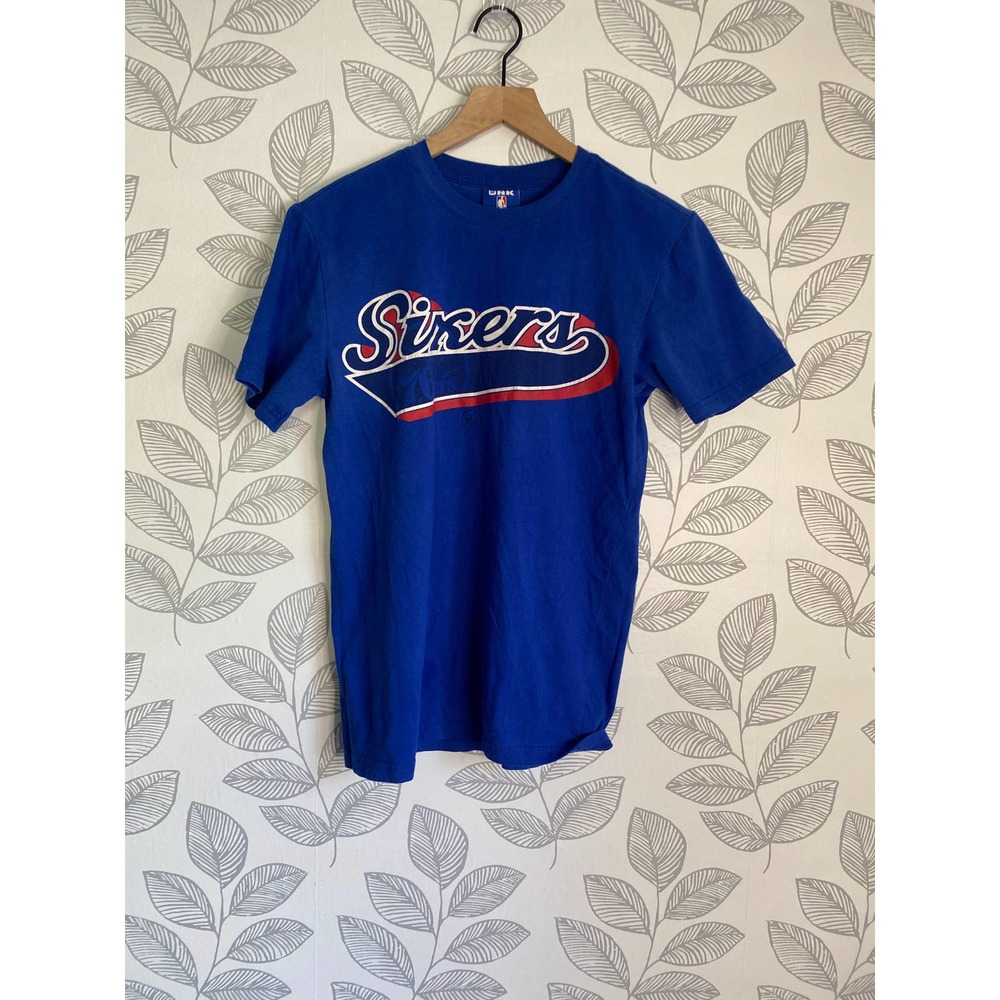 NBA Blue Label Sixers Blue T-shirt, Size S